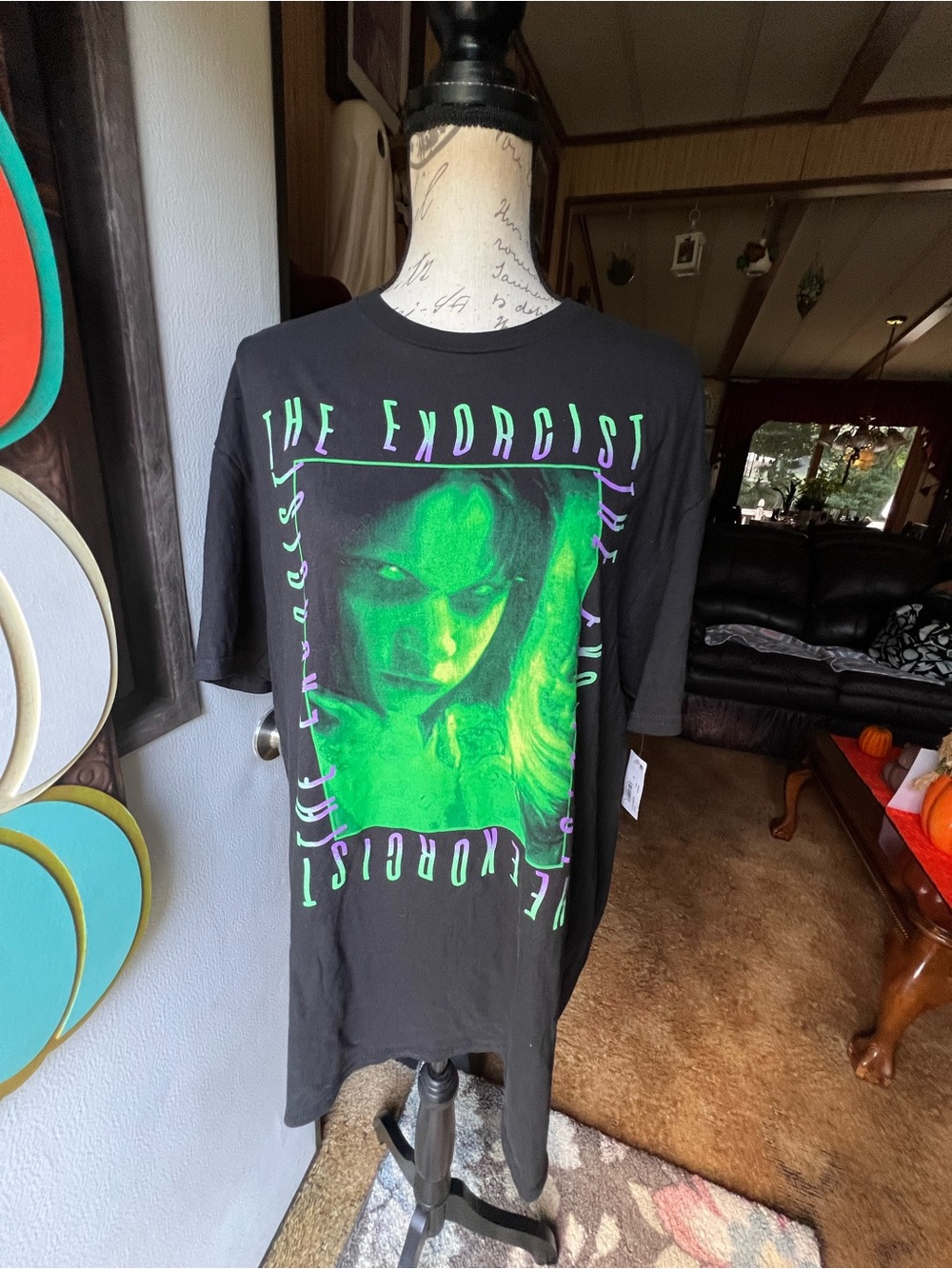 The Exorcist Horror Men's & Women’s Glow Graphic T- Shirt.